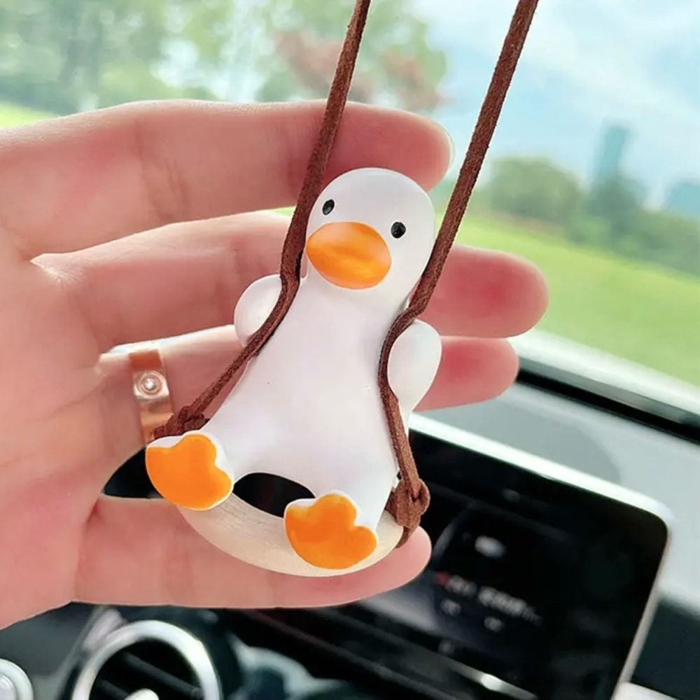 Swinging Duck On a Seat For Car Mirror New in Packaging - Picture 2 of 8